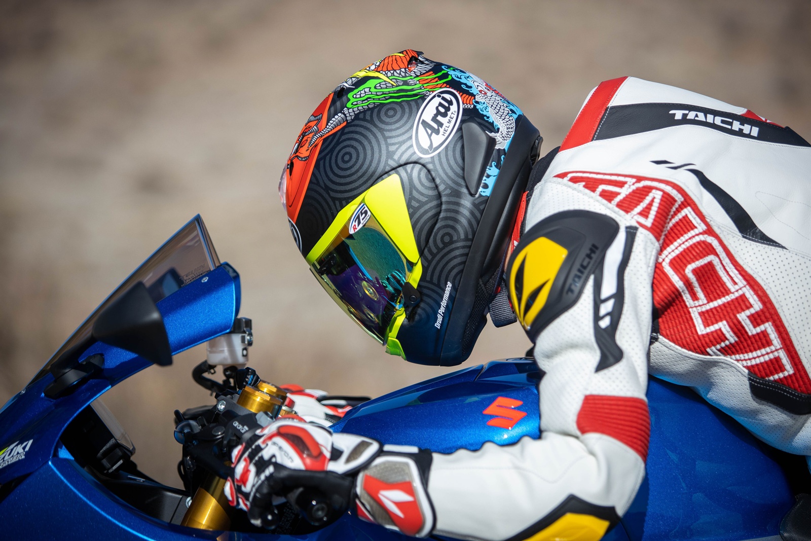ARAI HELMETS, ARAI HELMETS Corsair-X Tatsuki XL Helmet with VAS Shield Mechanism and Advanced Ventilation
