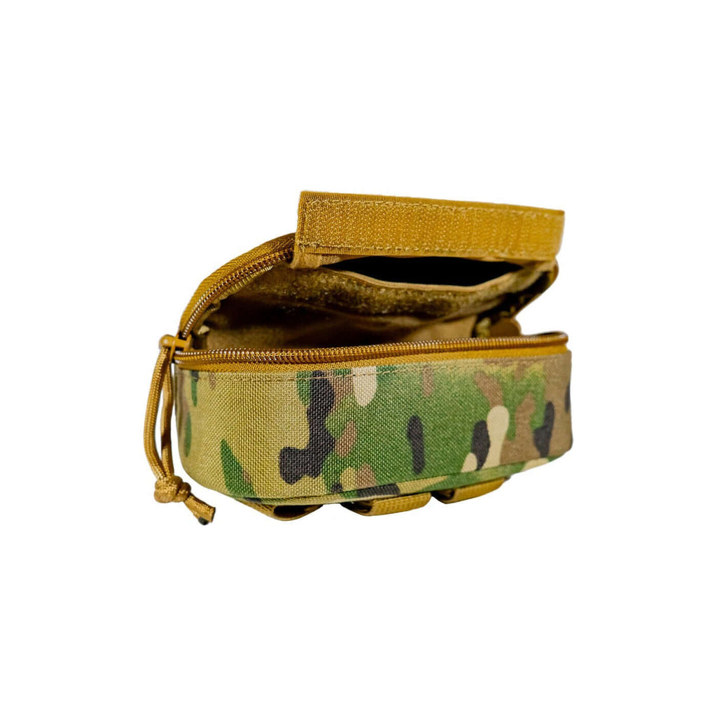 MUCITUP Tactical MOLLE Eye Pro Case 1000D Nylon Sunglass Hard Shell Pouch