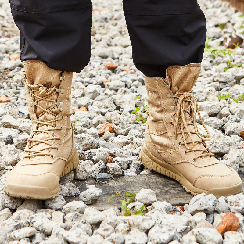 Summer Tactical Desert Combat Boots for Outdoor Climbing and Adventure