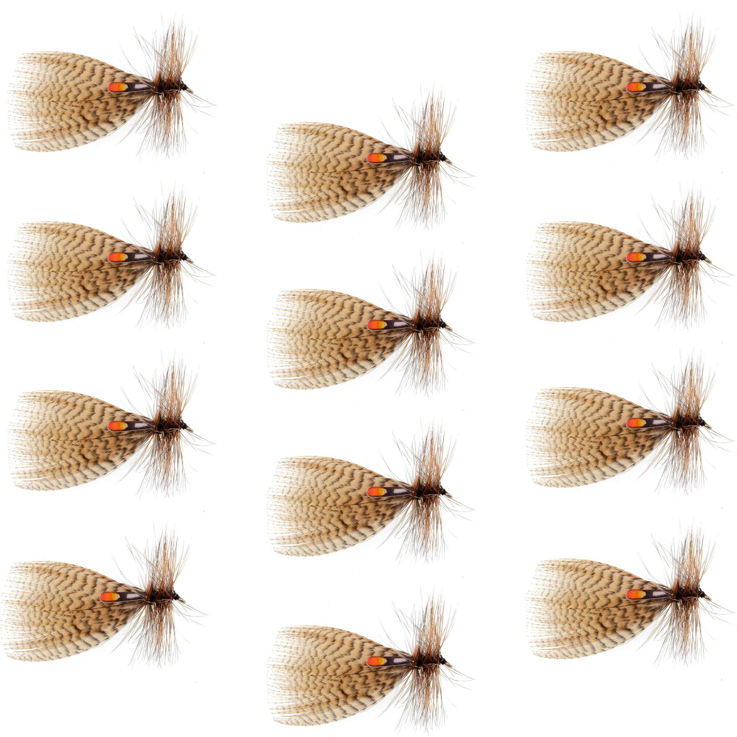 Hornberg Special Trout and Bass Streamer or Dry Fly - 12 Flies - Hook Size 8
