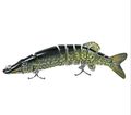 TREHOOK 10cm/12.5cm Pike Wobblers for Fishing Artificial Bait Hard Multi Jointed Swimbait Crankbait Lifelike Fishing Lure Tackle