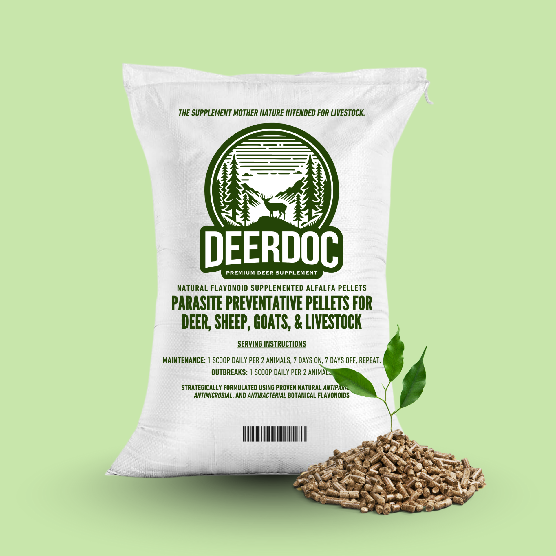 Alfalfa Parasite Defense Supplements for Livestock