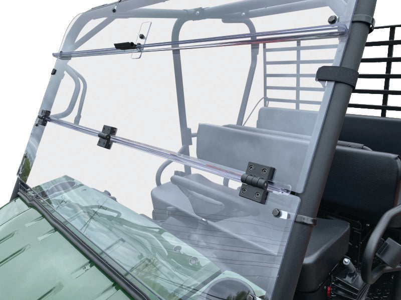 QuadBoss, QuadBoss KAF620 Mule 4010 Folding Windshield for Kawasaki KAF620 Mule 4010 4x4