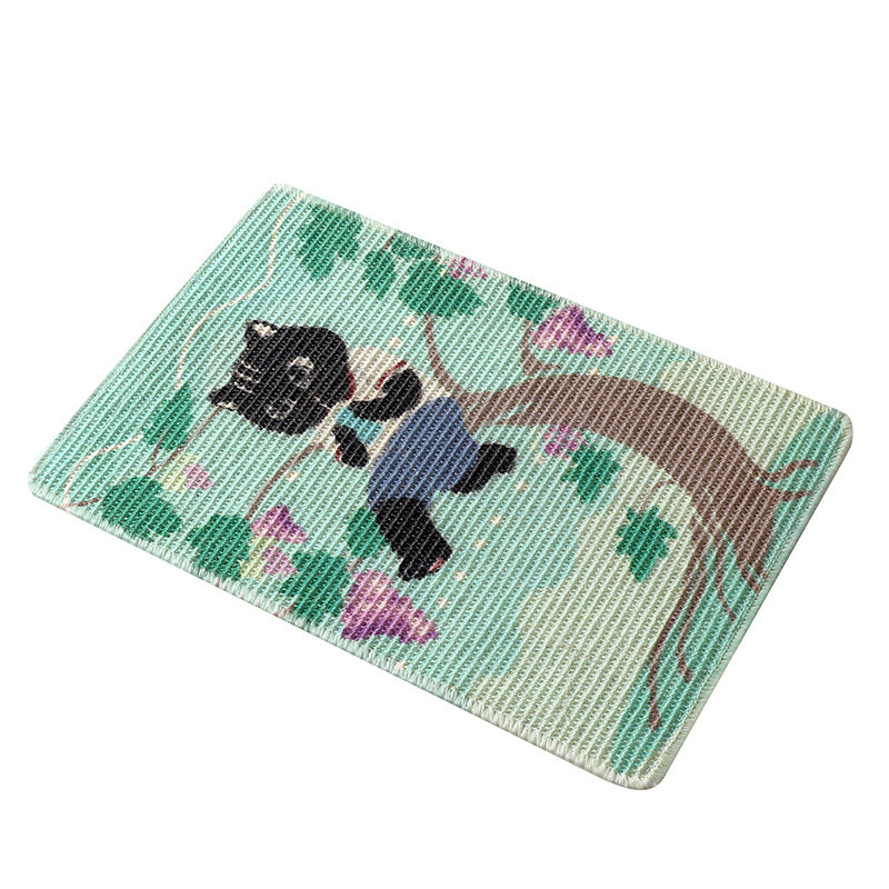 Printed Sisal Cat Scratching Pad No Dandruff Can Be Pasted