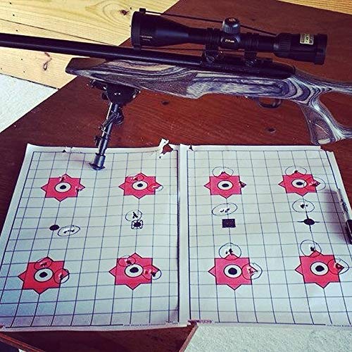 EZ2C Targets Style 7: Four Bullseye Plus Sight in 11”x17” Made in USA