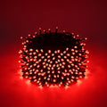 600 LED Halloween Lights, 216 FT Waterproof String Lights With 8 Lighting Modes for Outdoor Party, Yard, Garden Decoration (Red)