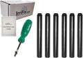 Box Set - Rain Bird Popup Riser Extensions 1800EXT | RainBird Universal Sprinkler Extenders 1800-EXT | Set of 6 with Instruction Card & RotorTool Screwdriver