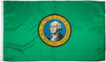 FlagSource Washington Nylon State Flag, Made in the USA, 4x6'