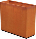 Extra Large Outdoor Planter – 4 FT Long x 42 in Tall Corten Steel Planter | The Ultimate Metal Privacy Screen | Heavy Duty, Made in USA