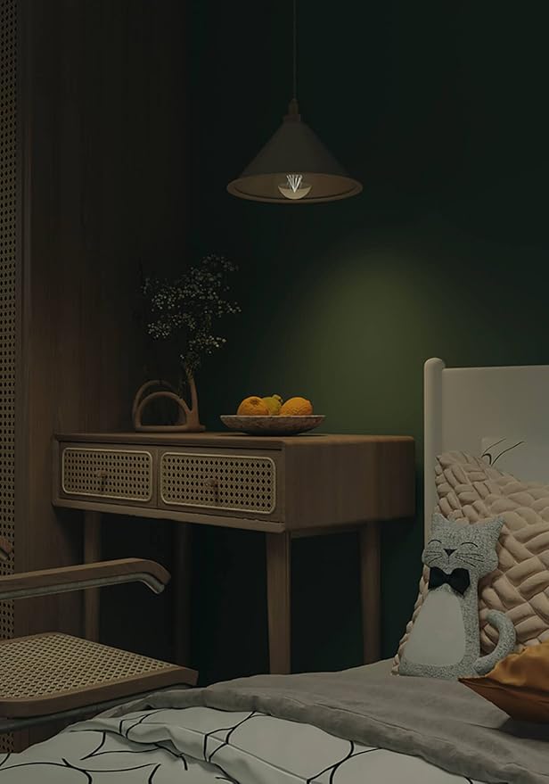 Dimoon 78.7''x15.7'' Emerald Dark Skin Peel and Stick Wallpaper Contact Paper Modern Self Adhesive Wall Paper Removable Renter Friendly Textured Solid Vinyl Roll (78.7''x15.7'',Emerald Dark Skin)