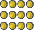 METALLIXITY Pressure Compensating Dripper, (5 Gallon Per Hour) 20Pcs, Plastic Irrigation Drip Emitters - for Watering Garden Lawn Plants, Yellow