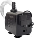 Automatic Fountain Pump With Level Sensor,110V Small Submersible Water Pump For Pond,Aquariums,Fish Tank, Hydroponics,PM06