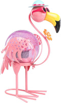 MUMTOP Flamingo Solar Lights Outdoor, Solar Lantern Outdoor Decorative Waterproof LED Solar Lights Flamingo Tabletop Decorations for Patio Garden Yard Outside Decor, Pink Flamingo