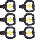 Pwshymi Garden Irrigation Misting Nozzles, 12PCS Plastic Spray Nozzle, Rotating Irrigation Sprinklers Atomizing Rotating Irrigation Spray Nozzles with G1/2 Male Thread for Garden Yard Lawn