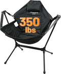 Himalaya Hammock Camping Chair, Swinging Portable Folding Camp Chairs for Adults Heavy Duty Foldable Oversized Rocker with Aluminum Alloy Frame for Outdoor Lawn，Backyard，Beach and Patio Sport