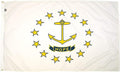 FlagSource Rhode Island Nylon State Flag, Made in the USA, 3x5'