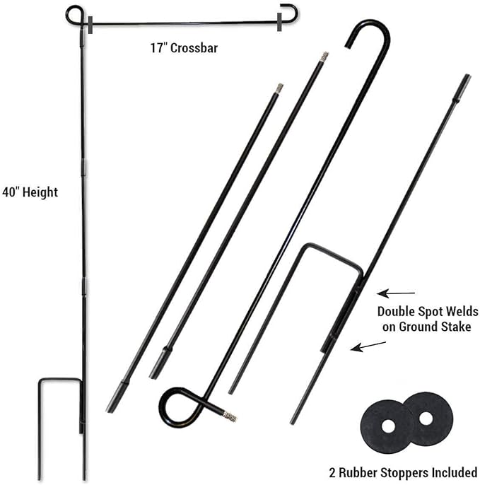 College Flags & Banners Co. Nevada Wolfpack Garden Flag with Pole Stand Holder