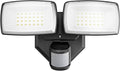 Onforu 32W 2 Head Motion Sensor Outdoor Lights, 3200LM 6500K LED Security Light, Dusk to Dawn, Motion Detector Light for Outside, IP65 Waterproof Flood Lights for Garage, Yard(Black)