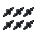 Dnyta 100pcs Barb Fittings PVC for 1/4 Inch Irrigation Tubing Drip Irrigation Barb Fittings Irrigation Tubing Connector Drip Irrigation Barbed Coupling for Plant Drip or Yard Spray Irrigation