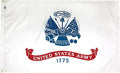 FlagSource U.S. Army Nylon Military Flag, Made in The USA, 4x6'