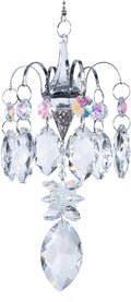 H&D HYALINE & DORA Crystals Horse Eye Prisms Suncatcher Hanging Ornament Rainbow Maker Hanger for Home,Garden Decoration
