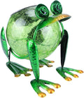 Solar Garden Lantern Waterproof LED Frog Solar Lights Outdoor Decorative Tabletop Lanterns Lamp for Yard Patio Table Decoration