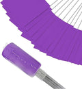 Zozen 100Pack Purple Marking Flags, Writable | 15x4x5 Inch, Yard Flags for Lawn & Irrigation & Landscape & Sprinkler & Survey & Dog Training.