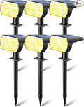 Kaxiida Solar Lights Outdoor Waterproof IP68, 3 Lighting Models Solar Powered Spot Lights Outdoor, 56LED Light Dusk to Dawn for Yard Patio Garden Pathway Landscape Lighting
