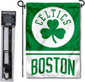 WinCraft Boston Celtics Garden Flag with Stand Holder