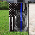 Flags-Belgian Malinois. Police Dog. K9 Flag THB2142F, Garden Flag (11.5" x 17.5")-USA House Garden Flags Premium Polyester-Decorative Outdoor Flags