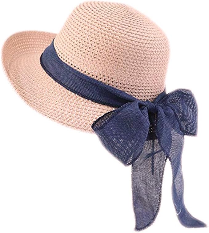 Cyiecw Women Floppy Sun Hats Fashionable Summer Wide Brim Cap BeachStraw Hat UV UPF50 Travel Packable Cotton