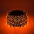 300 LED Halloween Lights, 118FT Waterproof Halloween String Lights, Orange Halloween Lights Outdoor with 8 Lighting Modes for Halloween Outdoor Party Yard Garden Decoration