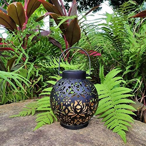 2 Pack Outdoor Solar Hanging Lantern Lights Decorative Christmas Light for Garden Patio Courtyard Lawn and Tabletop. Unique Gifts for Women Gardening.