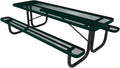 T8-DGRN Heavy Duty Rectangular Portable Picnic Table, 8 Ft, Dark Green, Made in America