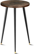 Tall Plant Stand Indoor, Mid Century Wood Plant Stand Plant Table for Flower Pots, Heavy Duty Metal Plant Holder, Modern Home Decor Small Round Side End Table (11.8"x20")