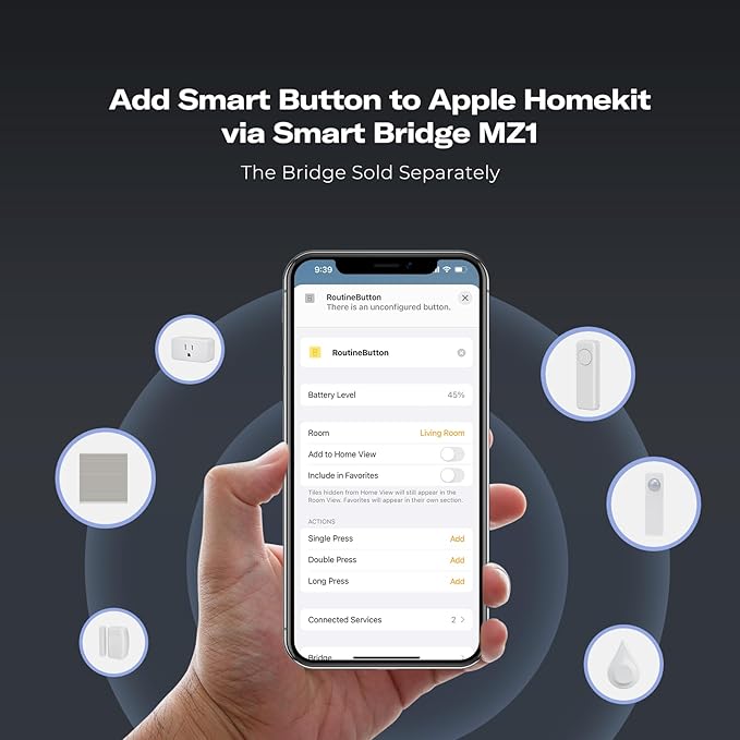 THIRDREALITY ZigBee Smart Button 3 Pack, Red Blue Yellow, 3-Way Remote Control, Require Zigbee hub, Work with SmartThings, Aeotec, Hubitat, Home Assistant, Third Reality Hub, Battery Included.