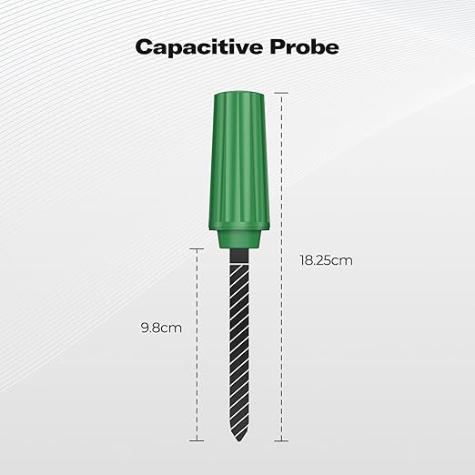 THIRDREALITY Smart Soil Moisture Sensor,Zigbee hub Needed,Accurate Measure,Capacitive Probe,Moisture/Temperature Meter for Garden Planting,Compatible with Homey,Hubitat, SmartThings,Home Assistant