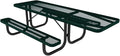 T8H-DGRN Heavy Duty Rectangular Portable Picnic Table, Handicap Accessible on One End, 8 Ft, Dark Green, Made in America