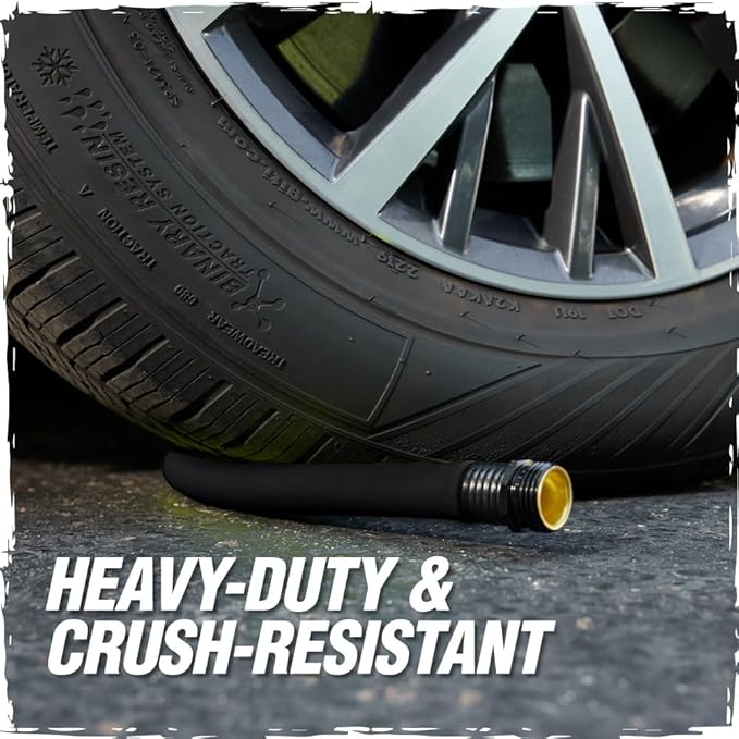 Rugged Rhino Heavy Duty Flexible Light Weight Garden Hose, 75ft x 5/8in, 4 Layer Leakproof Outdoor Gardening Tools, Watering Supplies, Powerful Water Pressure for Lawn, Flowers, Black Orange