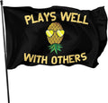 Upside Down Pineapple Flag 3x5 Ft Indoor/Outdoor Yard Garden Lawn Holiday Decoration Banner Sign