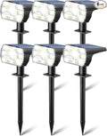 Kaxiida Solar Lights Outdoor Waterproof IP68, 3 Lighting Models Solar Powered Spot Lights Outdoor, 56LED Dusk to Dawn for Yard Patio Garden Pathway Landscape Lighting