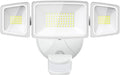 Onforu 65W LED Flood Light Motion Sensor Outdoor, 6500lm Security Light with Three Head, IP65 Waterproof Exterior Floodlight, 6500k Wall Light for Entryways Stairs Yard Garage