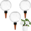 3 Pcs Self Watering Globes for Indoor & Outdoor Plants Automatic Watering Planter Insert 17.5 oz Watering Bulbs with Slow Release Control Water Dripper for Plants