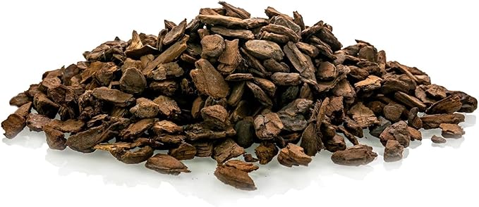 New Zealand Pinus Radiata Bark - Organic Hand Mixed New Zealand Orchiata Pine Bark for Orchids - Medium Chips 9-12mm - 3 Quart Bag