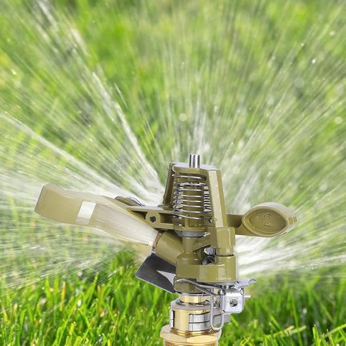 Adjustable Direction Nozzle Spray Aluminium Alloy for Public Green Irrigation, G3/4inch
