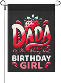 Dada of The Sweet One Garden Flag for Outside 12x18 Double Sided Novelty Yard Decor for Outdoor Decor
