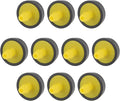 METALLIXITY Pressure Compensating Dripper, (5 Gallon Per Hour) 15Pcs, Plastic Irrigation Drip Emitters - for Watering Garden Lawn Plants, Yellow