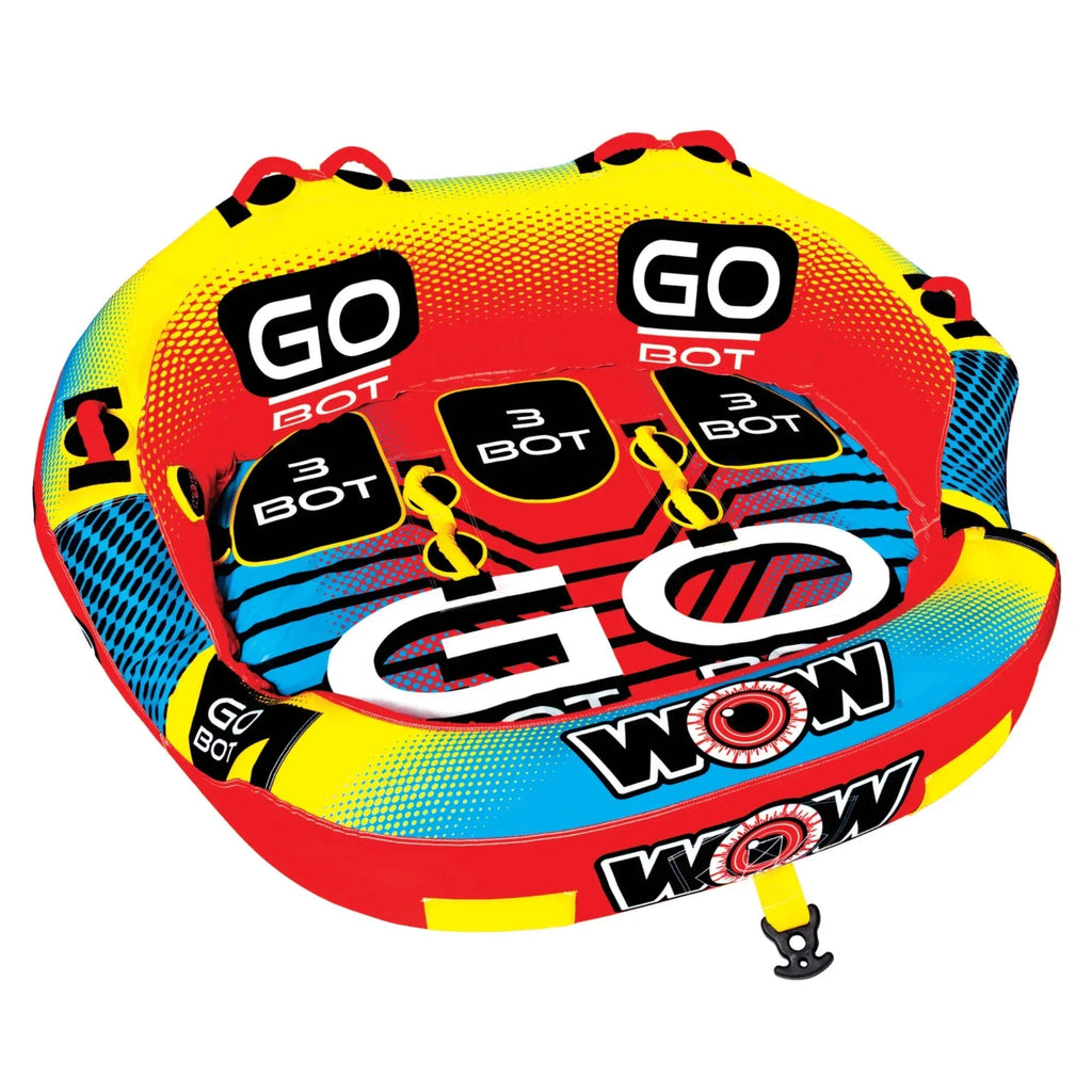 WOW Watersports Go Bot Towable Water Tube for 1 to 3 Riders
