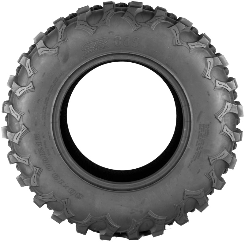 QuadBoss, QuadBoss QBT889 30x10R15 Loose Terrain Tire with 8-Ply Radial Casing