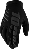 100% Women's Brisker Gloves - Black/Gray - Large 10005-00003